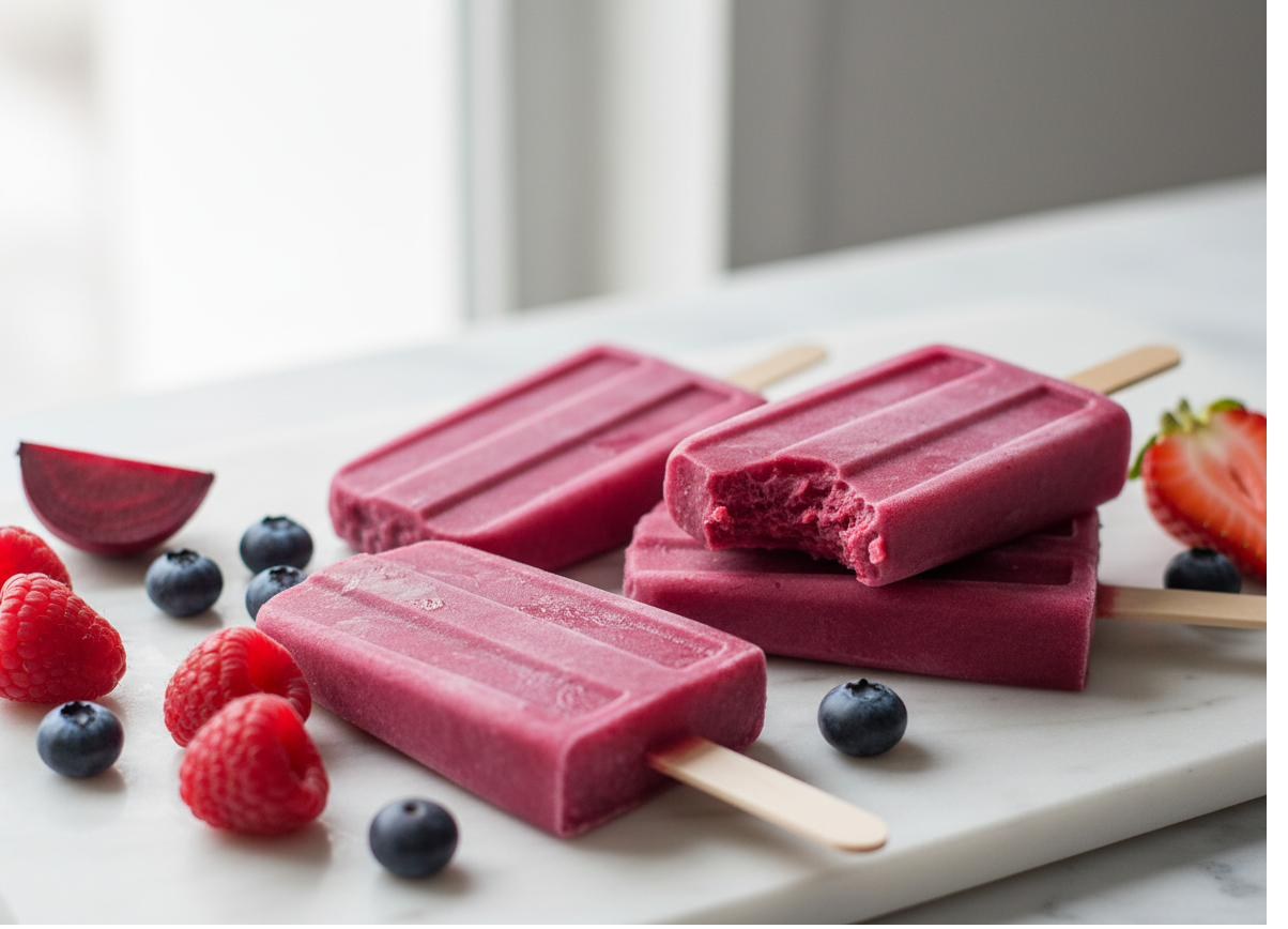 Beet & Berry Popsicles